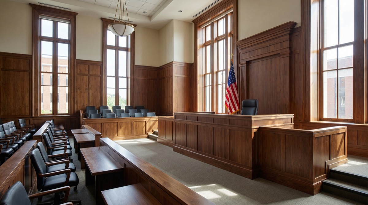 California courtroom